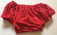 New Baby Diaper Cover Bloomers Ruffle Red