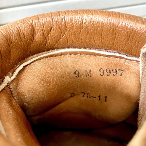 McGregor Leather Vintage Boots Vibram Soles 1970s Size US Men’s 8 Made In Italy - Picture 7 of 12