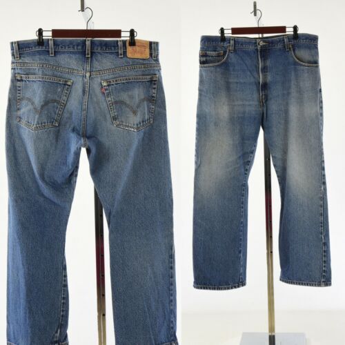 90s Vintage Levis 517 Jeans Dark Stone Wash Boot … - image 1