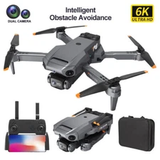 P8 Obstacle Avoidance Drone 6K HD Dual Camera WIFI FPV RC Quadcopter 2025 Xmas
