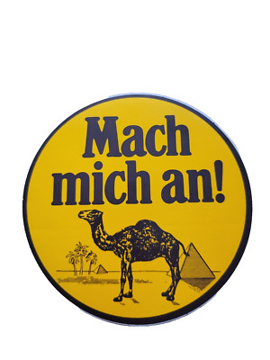 Camel Filter Zigaretten Mach mich an # Ø 10 cm  # Sticker Aufkleber 80er Vintage