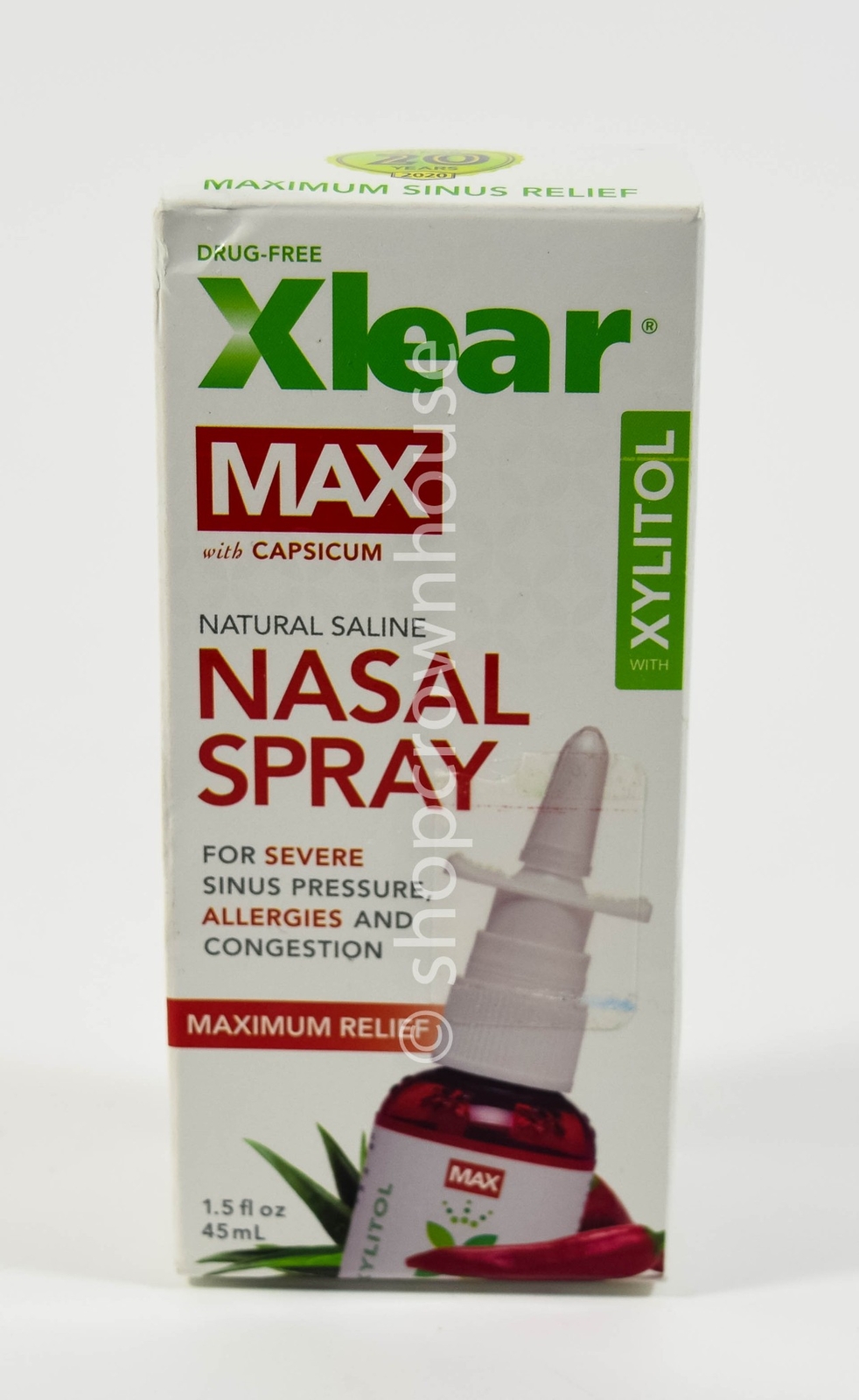 Xlear MAX with Capsicum Nasal Spray 1.5oz Sinus Relief with Xylitol NIB