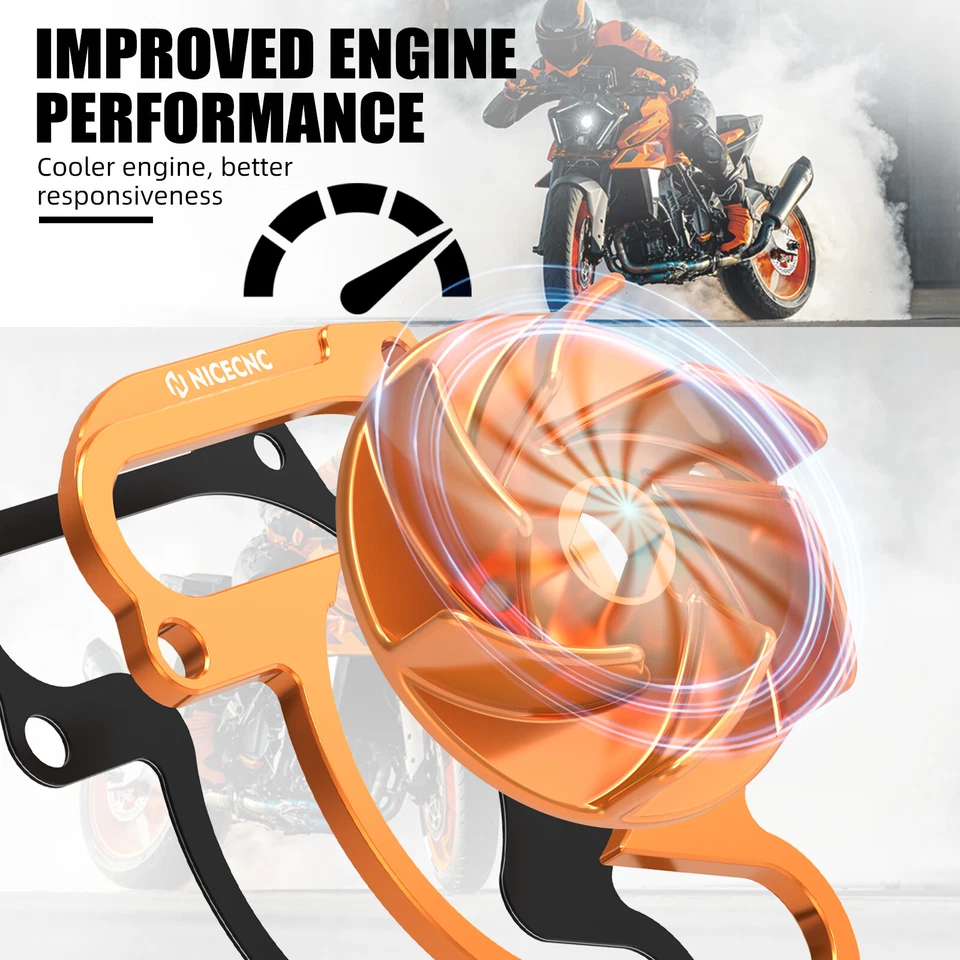 Kit pompe à eau surdimensionnée pour KTM 950 990 Adventure /R /S Supermoto /R /T - Photo 4/4