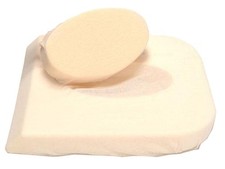 Tempur Cushion Blue W 40 x D 42 x T 5 cm Donut cushion 131472 from JAPAN #ka3