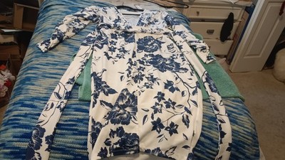 Boohoo Floral Wrap Dress