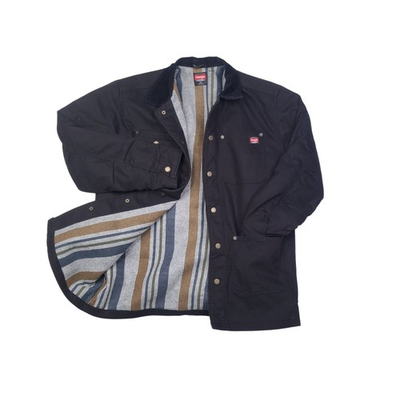 #ad Wrangler Jacket Mens M Size 38 40 Chore Coat Canvas Blanket Lined Workwear $29.99