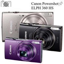 Canon PowerShot ELPH 360 HS / IXUS 285 Digital Camera 12X Optical Zoom