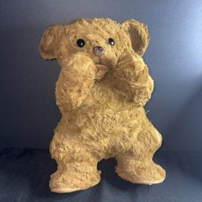 Antique Teddy Bear 11 Mohair Glass Eyes 1920 s DAMAGED