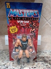 Mattel MOTU Origins Retro Figure - Wun-Dar Cardback Has A Bend On It- New