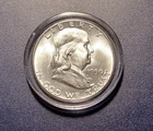 Very Choice BU 1950-P FBL Franklin Half Dollar