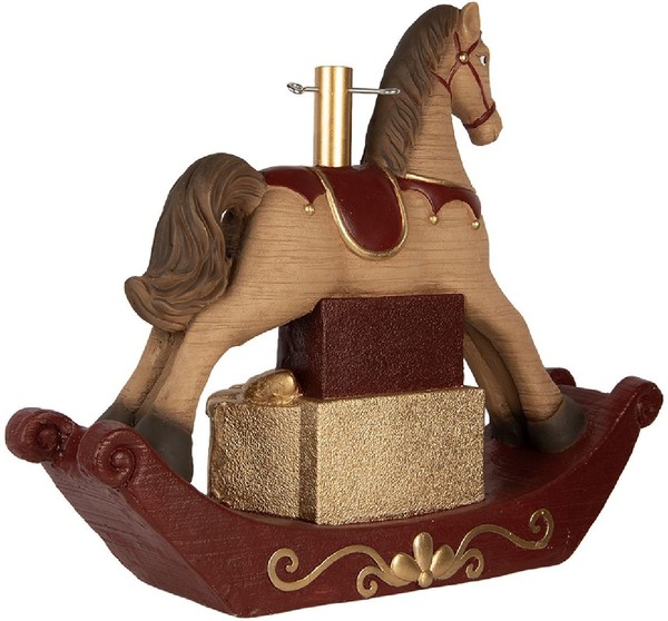 Clayre & Eef 5MG0123 WeihnachtsbaumstäNder Braun Rot 73X21X61 Cm-image