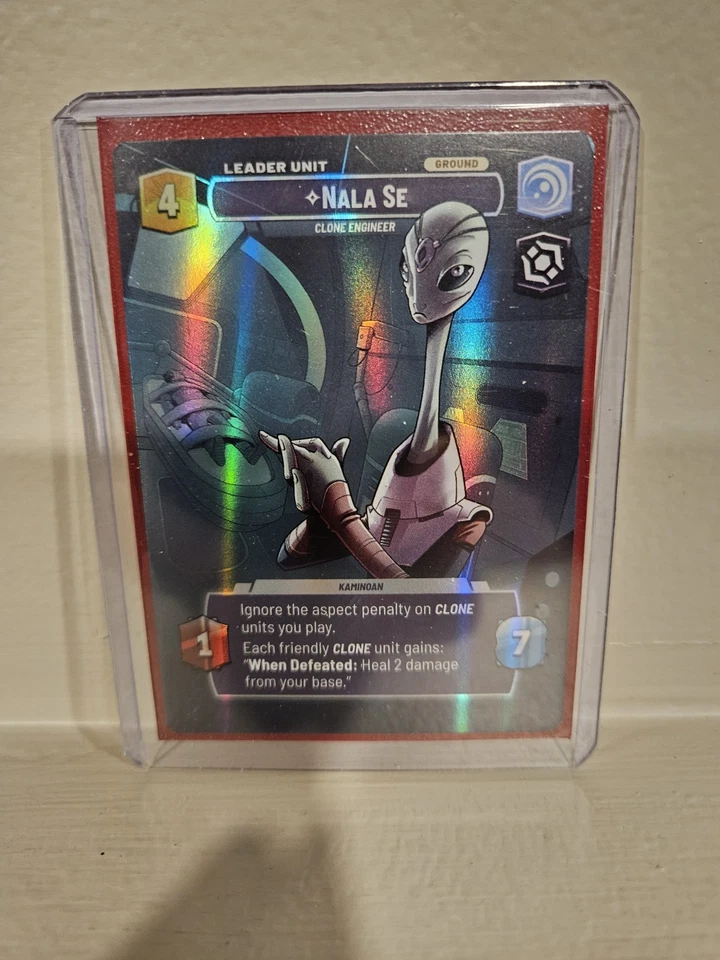 Star Wars Unlimited Nala Se Showcase Twilight Republic 258 Promo Darth Sidious - Image 2 of 2