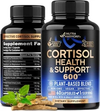 Cortisol for Women- Cortisol para Mujeres for Hormone Balance, Mood, Focus&Sleep