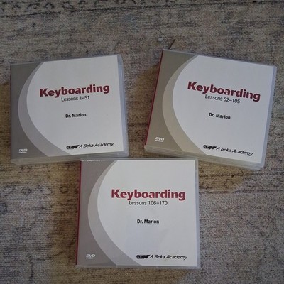 Abeka U.S. Keyboarding with Dr. Marion DVD Lessons 1-51, 52-105 and 106-170