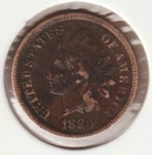 US Rare Old West 1880 Indian Head Penny Coin American Collection Shield Cent USA