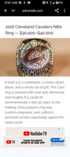 Lebron James 2016 Championship Ring