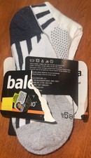 Balega Enduro 1 Pair White Athletic Quarter Socks Adults Size Small NEW