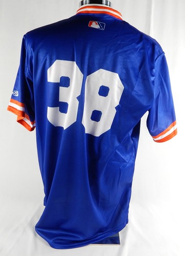 2024 Syracuse Mets #38 Game Issued Pos Used Blue Jersey Little League 48 754 - Picture 2 of 7