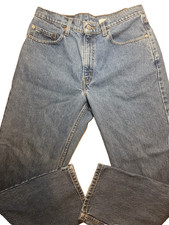 Levi's 550 Jeans men Size 34x30 Blue Medium Wash Denim Relaxed Fit vintage
