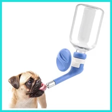 Dog Water Bottle for Crate, No-drip 350ml Dog Water Dispenser Adjustable and ...