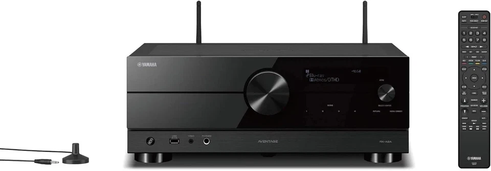 Yamaha RX-A2A AVENTAGE 7.1ch AV Receiver with 8K HDMI and MusicCast Black - image 4 of 4