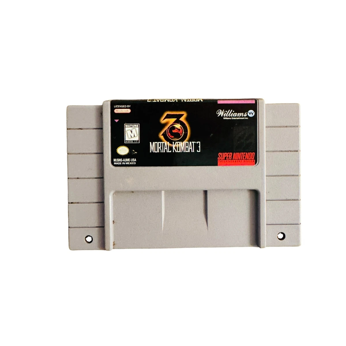 Nintendo SNES Mortal Kombat 3 NTSC-U/C (US/CA) Video Games for