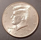 1995-D John F. Kennedy Half Dollar 50c US Coin Doubling Letters Errors (#1)