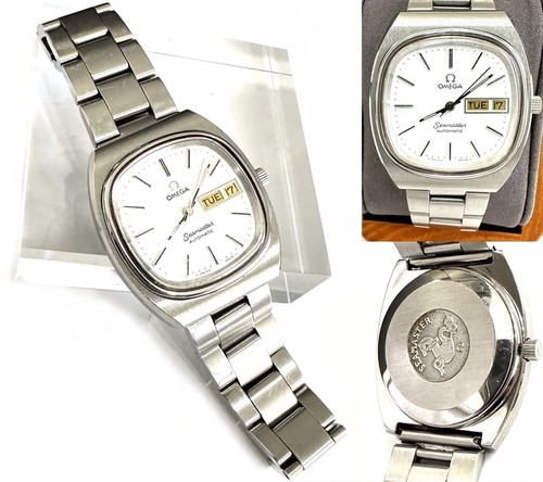 OMEGA Watch Seamaster TV Screen Automatic Men's White Dial Oyster