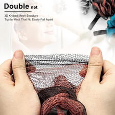 Loofah Bath Shower Sponge Body Scrubber,Extra Large 75G XL Exfoliate Mesh Pou...