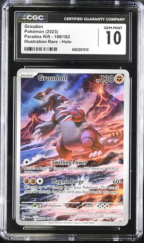Groudon graded CGC 10 for sale on eBay
