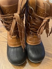 DSG Kids Brown And Black Insulated Lace -up Winter Boots