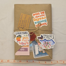 Mystery book Reading-Themed Scrapbooking Stickers Lot, Multicolor Book Design7