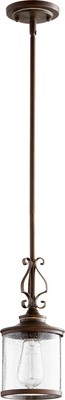Quorum 3073-39 San Miguel Pendant, 1-Light, 100 Watts, Vintage Copper