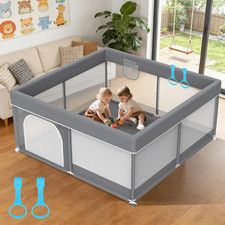 Baby Playpen 50x50: Sturdy Indoor Outdoor Safety Activity Play Yard