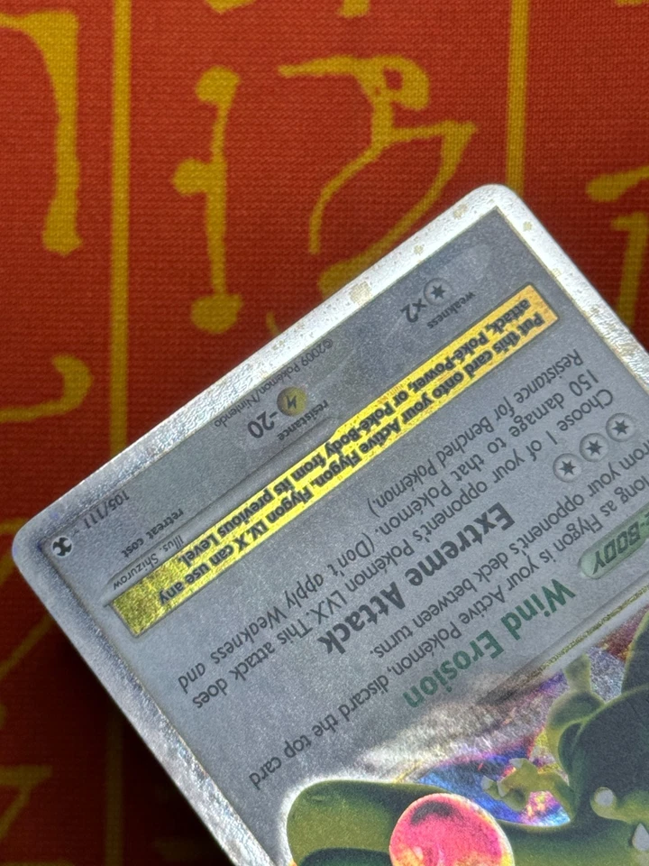 POKEMON TCG FLYGON LV X 105/111 HOLO ULTRA RARE EXCELLENT RISING RIVALS - Image 4 of 4