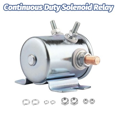 300A 12V Continuous Duty Solenoid Relay Fit For Golf Carts Winch Marine
