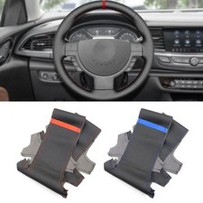 Handnähte Leder Lenkrad Abdeckung für Opel Corsa C Combo C Vauxhall Tigra 00-06