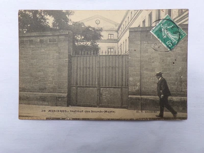 Asnières - Institut des sourds muets - 92 - Hauts de Seine - CPA - Photo 1/2