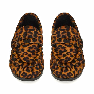 BRANDNEUE SAINT LAURENT CASSANDRE PENNY LEOPARD HALBSCHUHE £1150 UK 5,5 EU 38,5