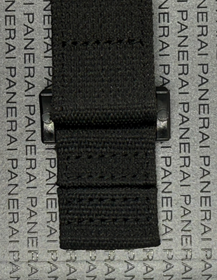 Panerai Black/Yellow Strap 24mm Lug for Luminor & Submersible 44mm