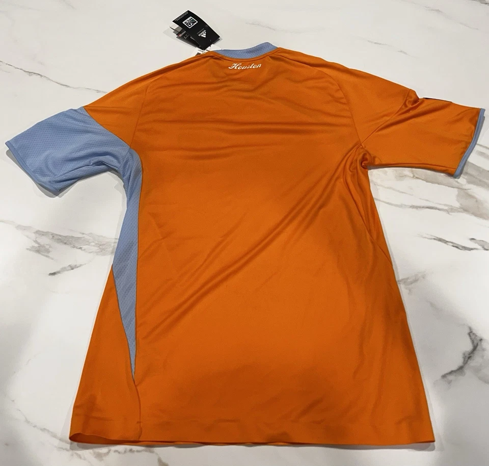 HOUSTON DYNAMICO 2006 Джерси 20 игроков подпись * РЕДКАЯ * размер средний * совершенно новый * - Изображение 3 из 4