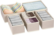 Clothes Drawer Organisers,12 Pack Drawer Organiser