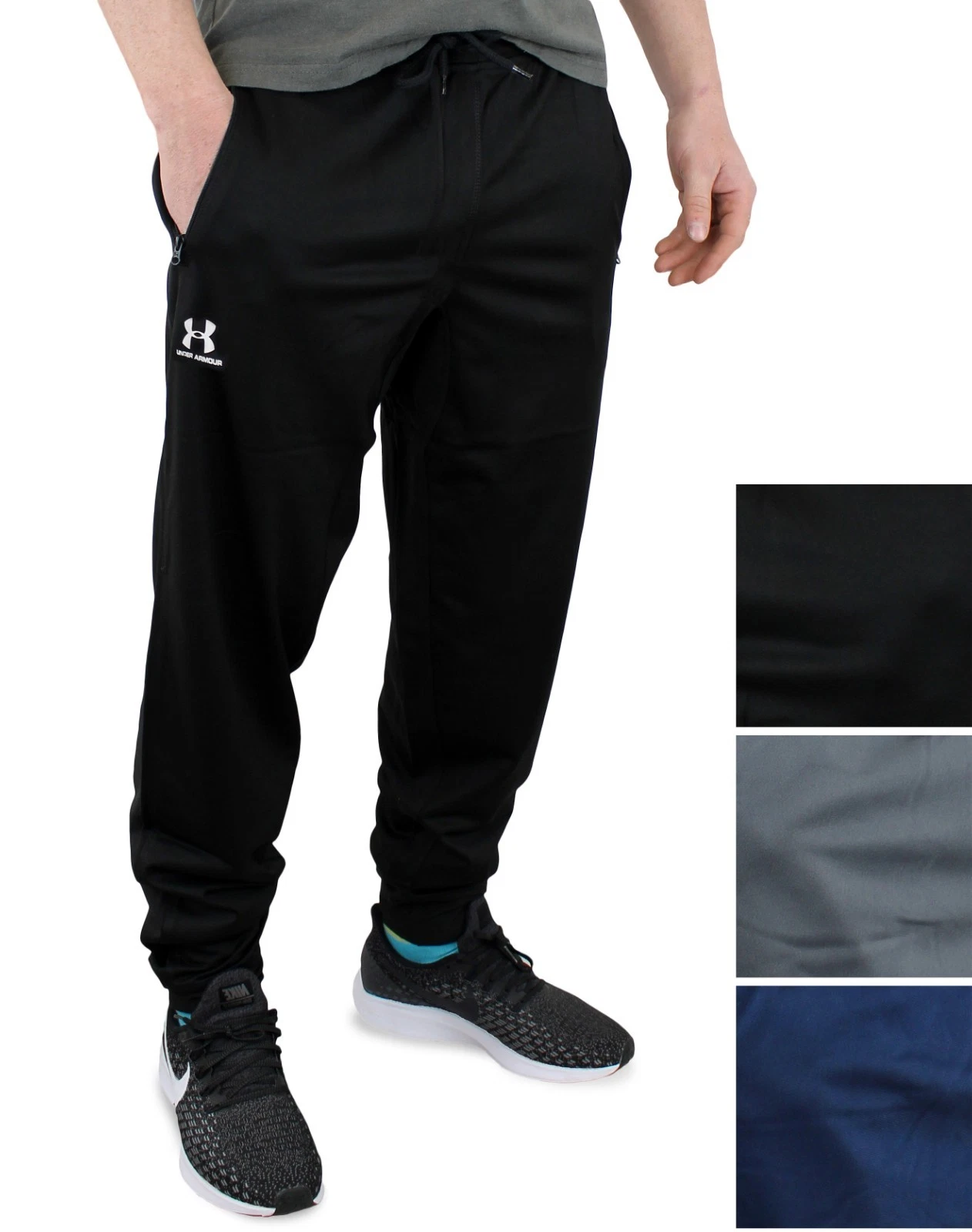 Under Armour Joggers Pants, Mens Tricot Loose Fit Tapered Leg Lined Sweatpants
Opens in a new window