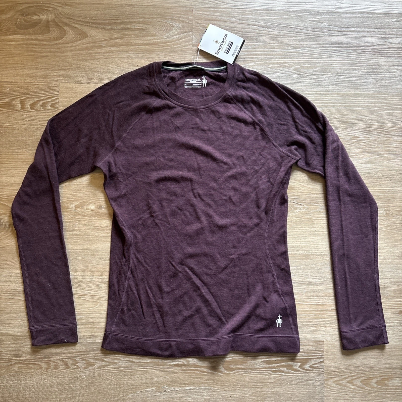 Merino Wool Base Layer Crew Shirt Womens Size Medium Purple Smartwool 250
Opens in a new window or t