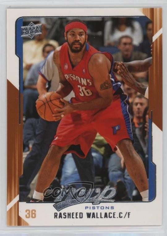 2008-09 Upper Deck MVP Rasheed Wallace #45 0ez5