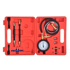 Fuel Injection Pressure Tester Gauge Kit 0-145 Psi 1000kpa Petrol Diesel Engine
