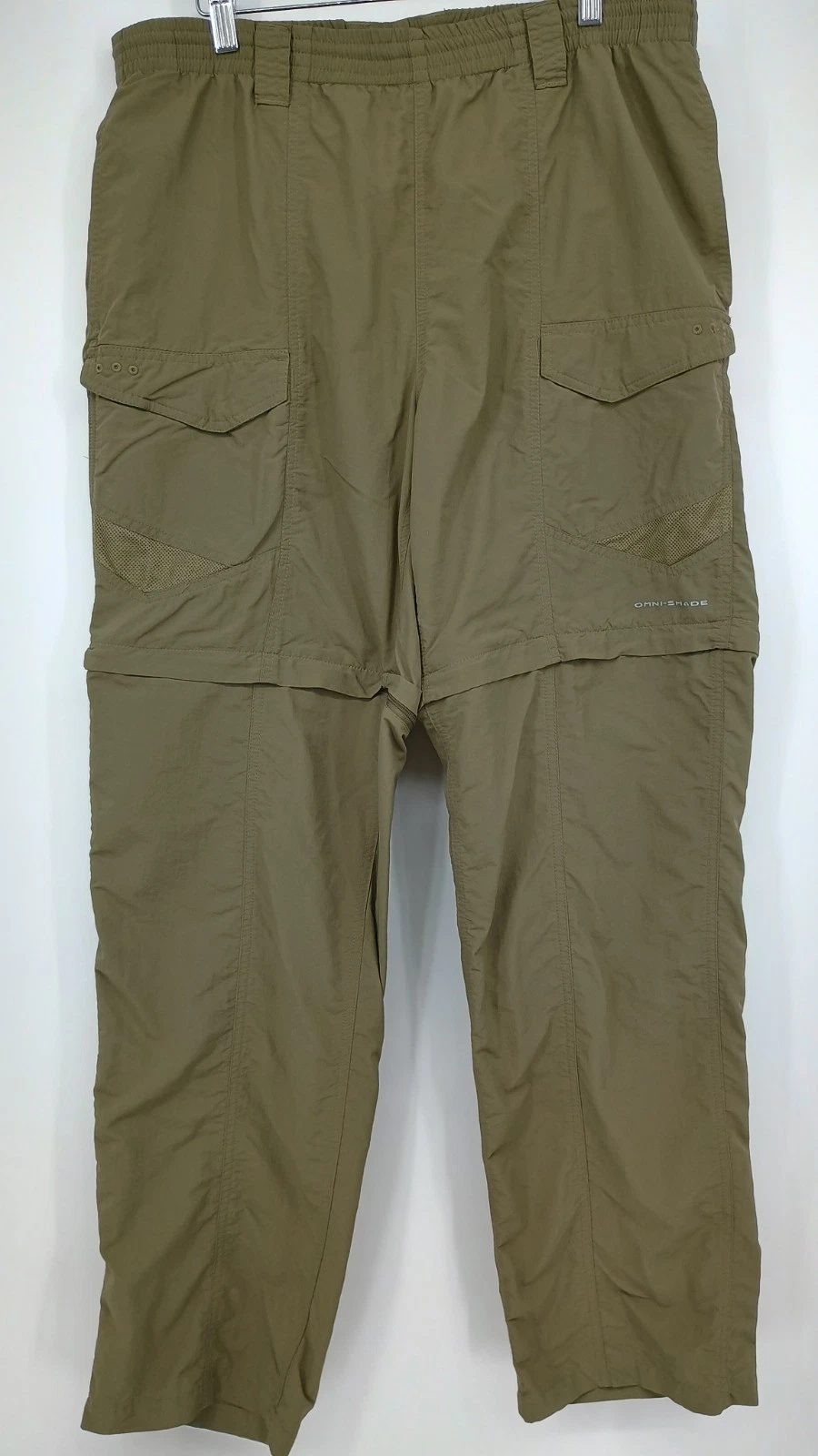 Columbia PFG Men's Olive Khaki Convertible Pants Size L