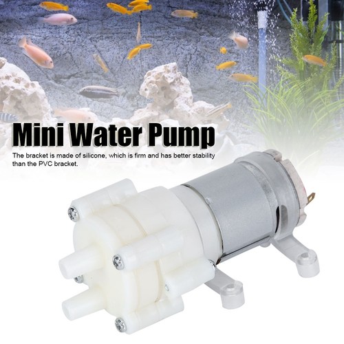 ﹣365 DC Aquarium Diaphragm Water Pump Mini Electric Pumping Machine For Fish - Zdjęcie 12 z 12
