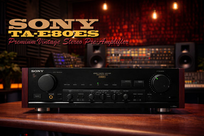 SONY TA-E80ES  RaRe  Premium ES Vintage Stereo Pre-Amplifier