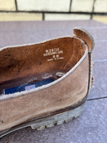 NUEVO Zapato Sandalia Pescador Cuero Marrón 8 B Polo Ralph Lauren Vintage Años 90 - Imagen 10 de 10